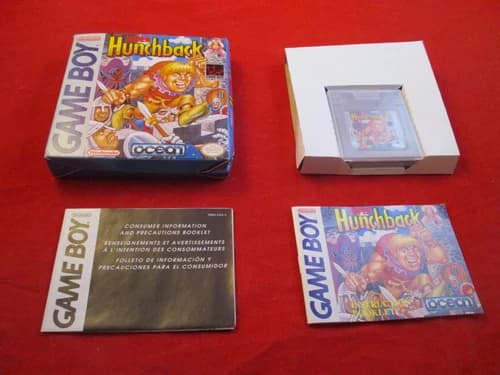 Super Hunchback (Nintendo Game Boy) COMPLETE w/ Box manual game WORKS!