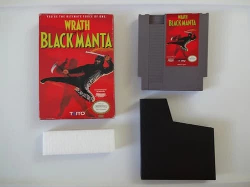Wrath of the Black Manta Complete in Box Nintendo NES CIB
