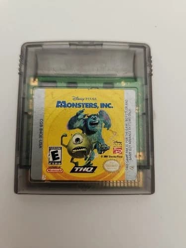 Monsters, Inc. (Nintendo Game Boy Color, 2001) GBC Authentic Tested Cart Only