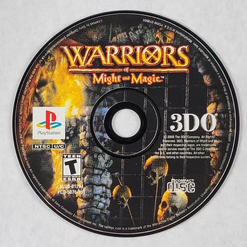 Warriors of Might and Magic - Loose Sony PS1 Playstation 1 Disc