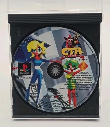 CTR: Crash Team Racing (PlayStation 1, PS1) DISC ONLY Tested