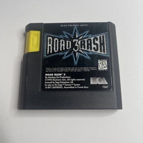 Road Rash 3 (Sega Genesis, 1995) *TESTED*