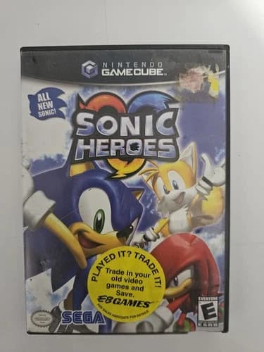 Sonic Heroes Nintendo GameCube Complete CIB w/ Manual Authentic Tested