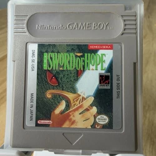 The Sword of Hope (Nintendo Game Boy, 1991) Authentic - Tested Game Cartridge