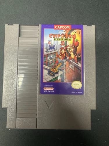 Disney's Chip 'N Dale: Rescue Rangers 2 (Nintendo NES, 1993) NOT TESTED