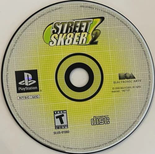 Street Sk8Er 2 (Sony PlayStation 1, PS1) DISC ONLY | NO TRACKING | M489