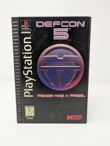 Defcon 5 - Sony PlayStation 1, 1995 - Complete, Long Box - PS1 Tested