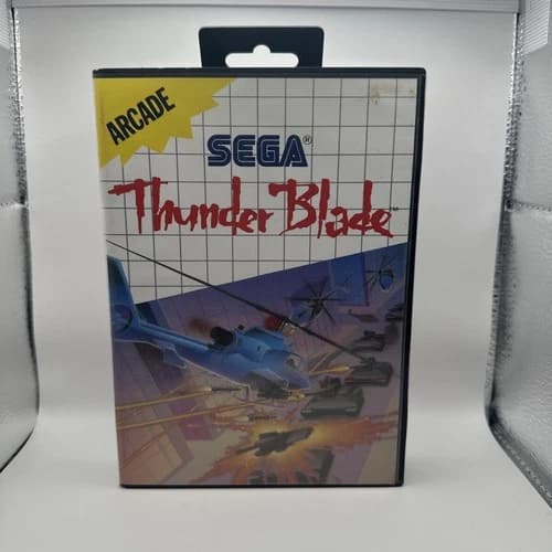 Thunder Blade (Sega Master System SMS) CIB Complete in Box Authentic