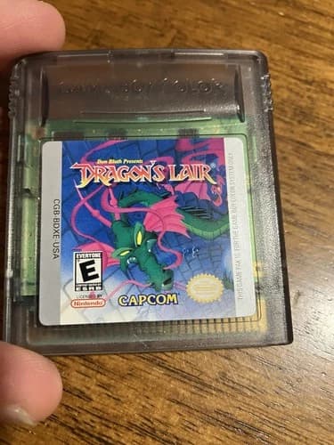 Authentic Dragon's Lair Nintendo Game Boy Color Game Cartridge Tested Working