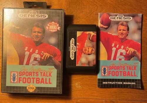 Joe Montana II Sports Talk Football • Sega Genesis • C.I.B. • TESTED • 1991
