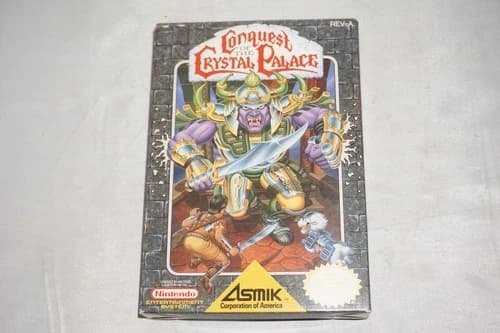 Conquest Of The Crystal Palace (Nintendo NES) Complete in Box CIB