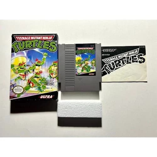 Teenage Mutant Ninja Turtles (NES) Works Great Complete CIB🔥