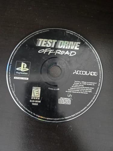 TEST DRIVE OFF-ROAD PS1 PlayStation 1 Disc ONLY SLUS-00396 Tested Light Scratche