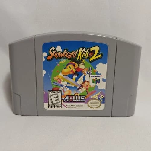 Snowboard Kids 2 N64 Nintendo 64 Atlus 1999 Authentic Genuine Tested