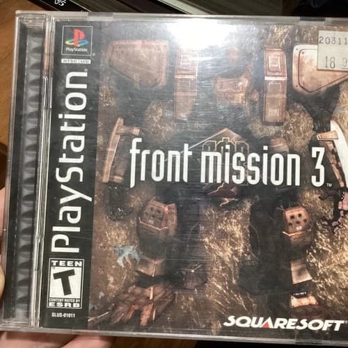 Front Mission 3 PS1 PlayStation 1 Complete CIB Manual Registration Card