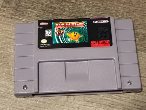 Pac-In-Time Super Nintendo Snes Cleaned & Tested Authentic