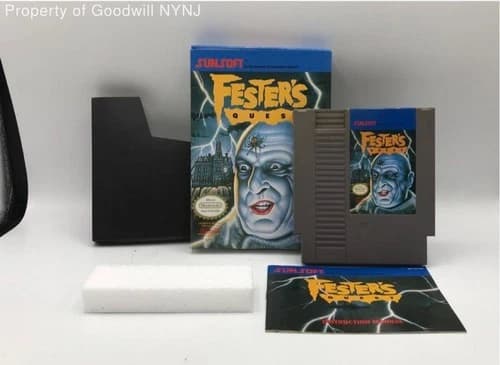 Fester's Quest Nintendo NES CIB Sunsoft 1989