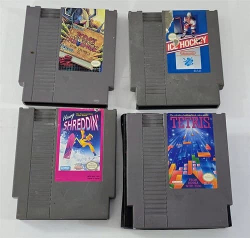 S-888 VINTAGE ORIGINAL NINTENDO NES GAMES STAR TROPICS II HEAVY SHREDDIN ETC