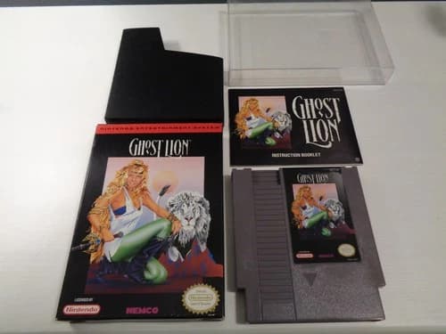 GHOST LION NES BOXED CIB TESTED AND WORKS !