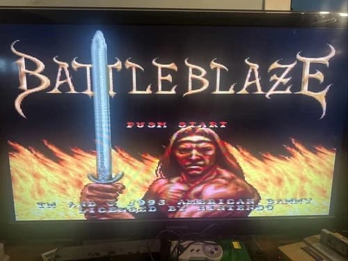 Battle Blaze (Super Nintendo SNES, 1993) Cartridge Only Authentic Tested