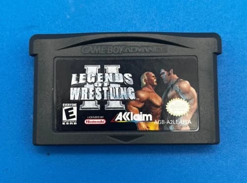 Legends of Wrestling II 2 Game Boy Advance GBA Tested & Working Cartridge Only