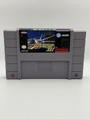 Super Nintendo R-TYPE III 3 The Third Lightning SNES Game Cartridge