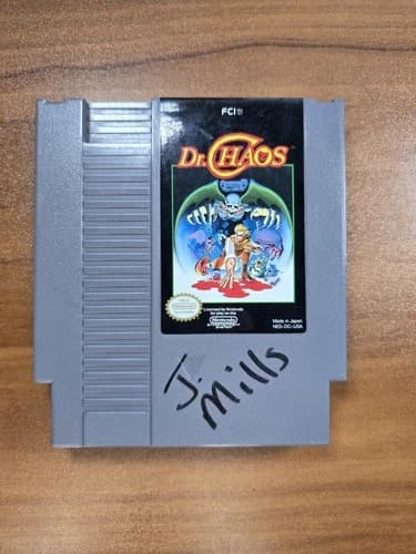 Dr Chaos (Nintendo NES) Cart Only - Tested - Free Shipping