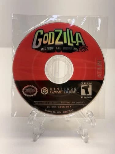 Godzilla Destroy All Monsters Melee (Nintendo GameCube, 2002) Disc Only