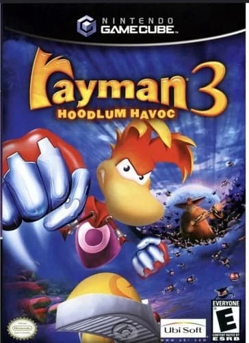 Rayman 3 Hoodlum Havoc Nintendo GameCube CIB Complete Manual Tested 2003