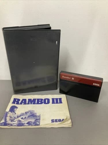 Sega Master System Rambo 3