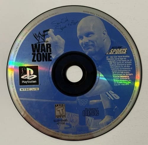 WWF: War Zone - (Sony PlayStation 1) *Disc Only /Tested* PS1