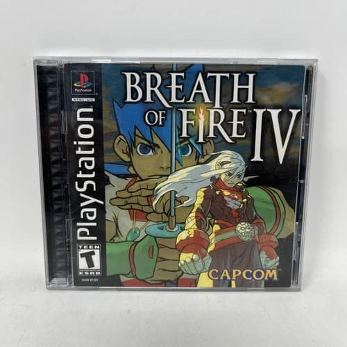 Breath of Fire IV 4 (Sony PlayStation 1, 2000) PS1 CIB Complete