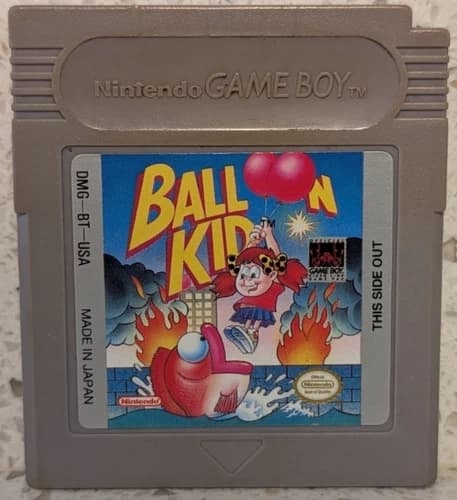 Balloon Kid Nintendo Game Boy Authentic Original USA Cartridge DMG-BT-USA
