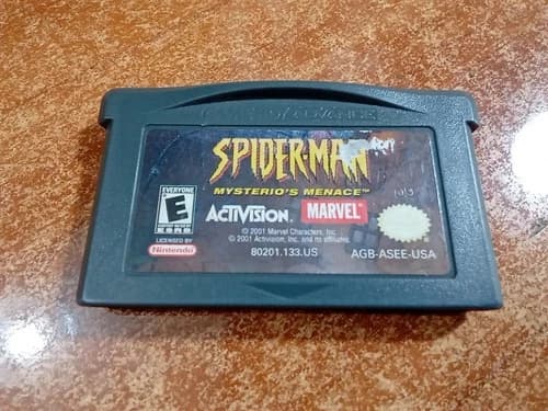 Spider-Man: Mysterio's Menace (Nintendo Game Boy Advance GBA, 2001) *TESTED*
