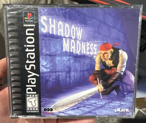 Shadow Madness - Sony PlayStation 1 PS1 - CIB w/Manual/Reg/Demo Disc - FREE S/H