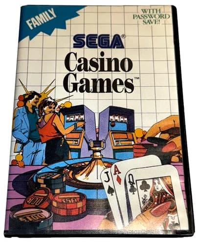 Casino Games Sega Master System *Complete*