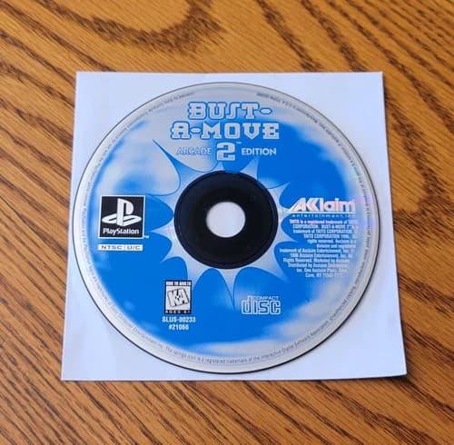 Bust-A-Move 2 Arcade Edition (Sony PlayStation, 1996) PS1 - Game Only! Fast Ship