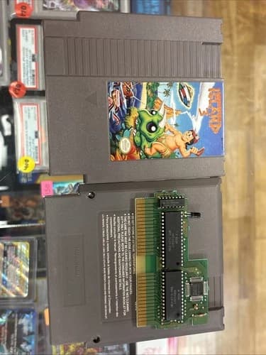 B-416 VINTAGE ORIGINAL NINTENDO NES ADVENTURE ISLAND 3 VIDEO GAME