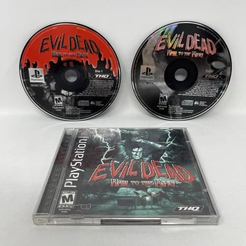 Evil Dead Hail to the King Sony PlayStation 1 PS1 Complete CIB w/Manual - Tested