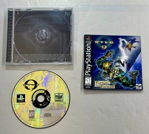 Wild 9 (1998, Sony PlayStation 1) PS1 - CIB W/ Reg Card - Authentic - Tested