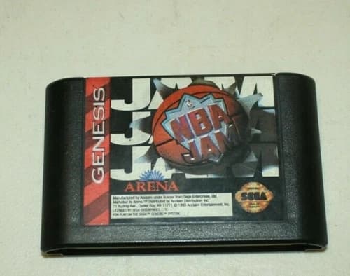 SEGA GENESIS NBA JAM GAME CARTRIDGE ONLY FREE SHIPPING