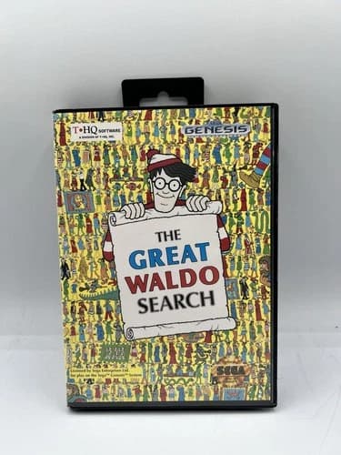 The Great Waldo Search Sega Genesis Complete CIB