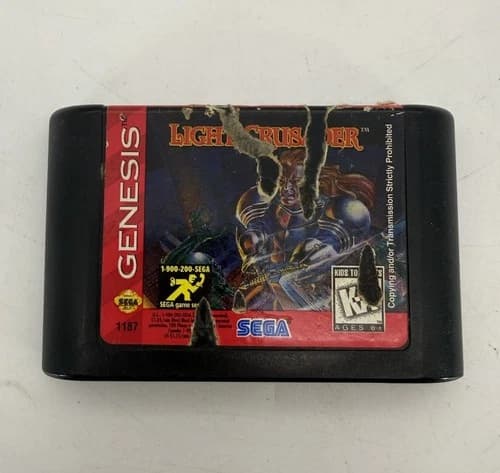 Light Crusader Sega Genesis Cartridge Only Authentic and Tested