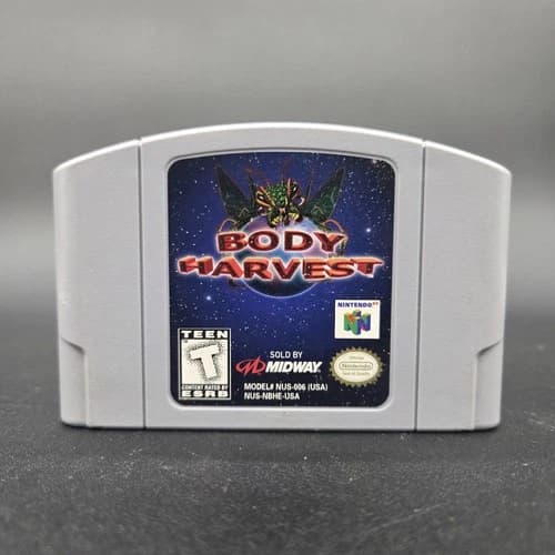 Body Harvest N64 Nintendo 64 AUTHENTIC AND TESTED Nice Condition