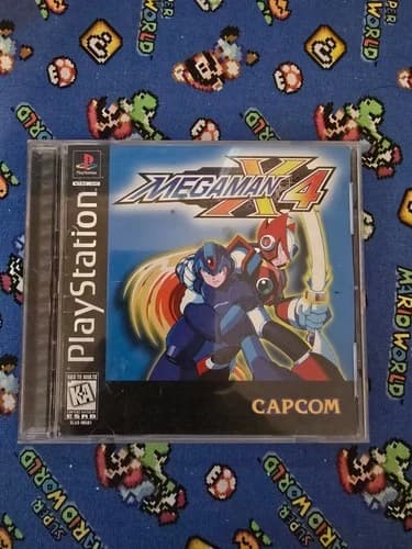 Mega Man X4 (PlayStation 1 PS1) Complete with Case Manual Registration