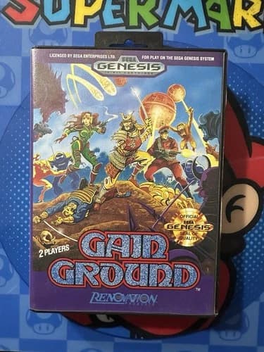 Gain Ground (Sega Genesis, 1991) CIB With Manual