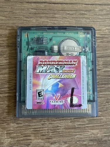 Bomberman Max Red Challenger (Nintendo GameBoy Color, 2000) Cartridge Only