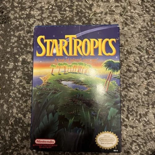Star Tropics NES CIB Letter Included Nintendo Entertainment System 1990 Complete