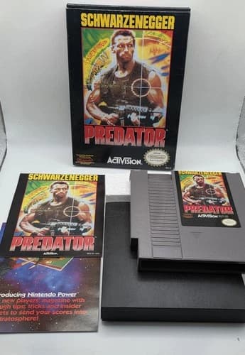 Predator (Nintendo Entertainment System, 1989) NES COMPLETE IN BOX CIB