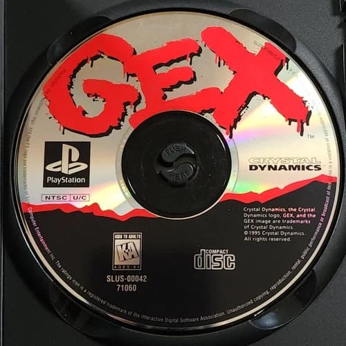 Gex Playstation 1 Disc Only PS1 Tested